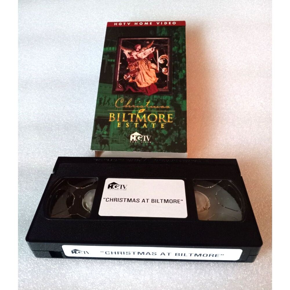 Christmas At Biltmore Estate VHS, 1995 HGTV Special Hosted by Joan Kohn TESTED